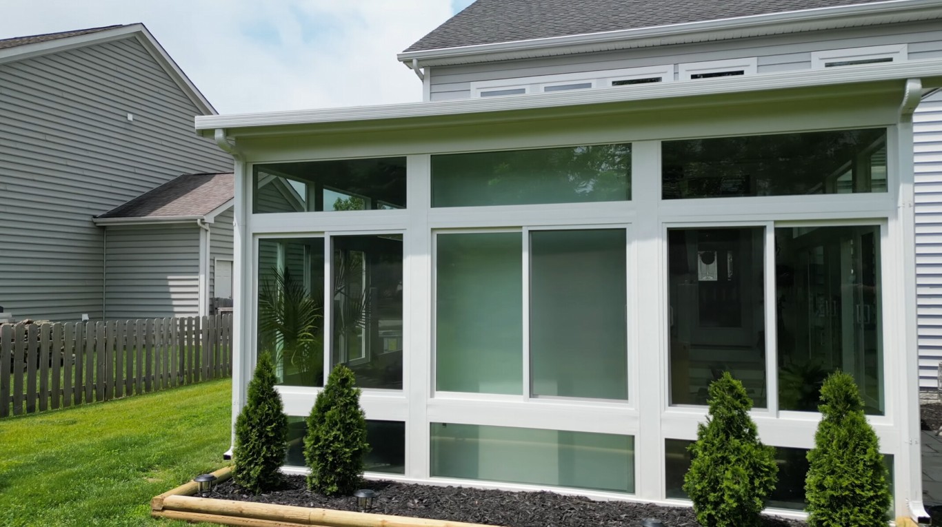 Three-season sunroom installation in Cedar Park, TX